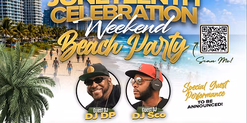 1911 Kappa\/Omega Juneteenth Weekend Beach Party