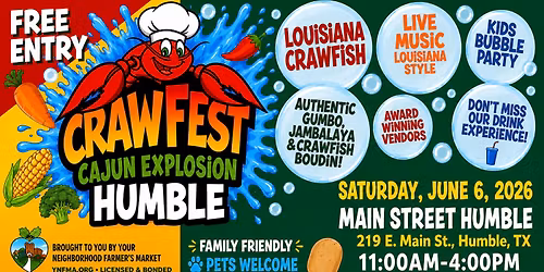 CITY OF HUMBLE- CRAWFEST CAJUN EXPLOSION