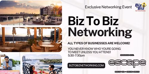 Biz To Biz Networking At Escape Rooftop Bad FTL