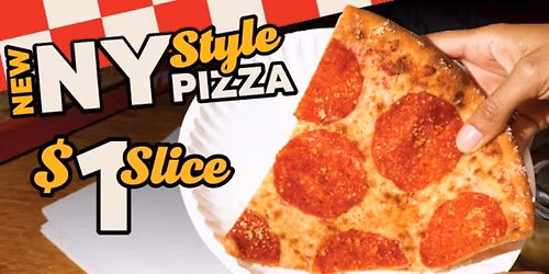 Marco's Pizza Celebrates Launch of NEW NY Style Pizza with Pop-Up $1 Slice Shop