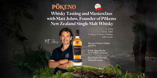 P\u014dkeno Whisky Tasting and Masterclass with Founder Matt Johns