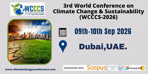 3rd World Conference on Climate Change & Sustainability (WCCCS-2026)