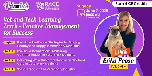 Vet and Tech Learning Track - Practice Management for Success