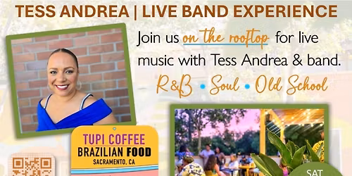 LIVE MUSIC on the rooftop! Tess Andrea at Tupi Coffee