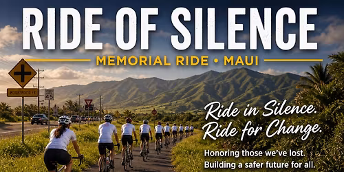 Ride of Silence Maui May 23rd 2026