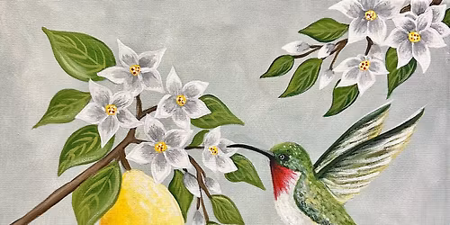 Lemon Blossom's Hummingbird Paint And Sip