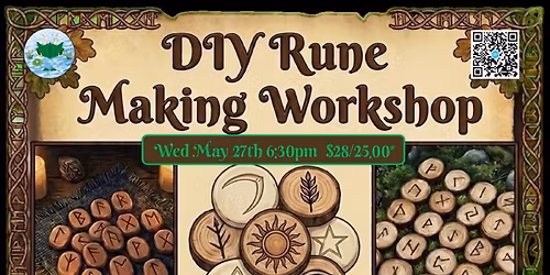 DIY Rune Making Workshop $28\/25.00*