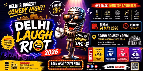 Delhi Laugh Riot 2026 \u2013 Stand-Up Comedy Night