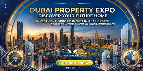 Dubai Property Expo May | Free Ticket, Studio to Penthouse All on Show!