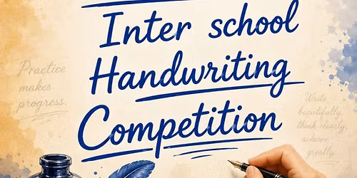 State level inter school handwriting competition 2026
