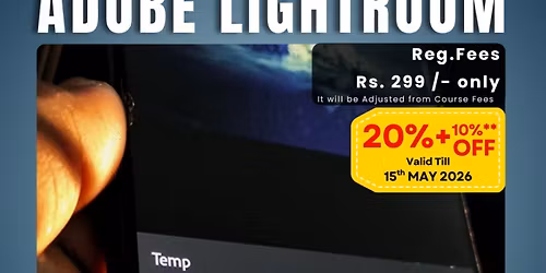 IPA\u2019S MASTER CLASS ON Adobe Lightroom - SEASON 3