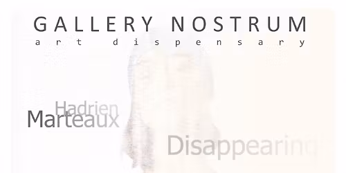 Exposition Vernissage: Hadrien Marteaux - Disappearing