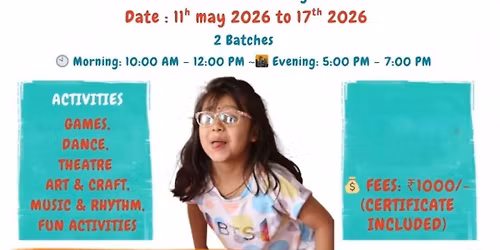 Rang Tarang - Kids Summer Camp 2026