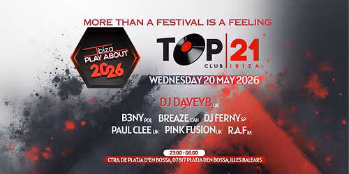 Ibiza.PlayAbout @ Top 21 Ibiza