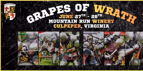 Grapes of Wrath at Mountain Run Winery