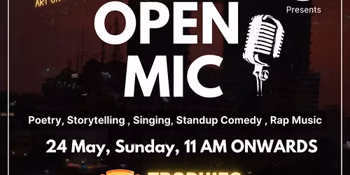 NOIDA OPEN MIC - Poetry, Storytelling, Singing, Standup Comedy - Events in Noida- Poetiyapa