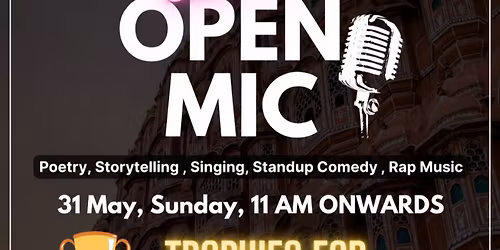 JAIPUR OPEN MIC - Poetry, Storytelling, Singing, Standup Comedy - Events in JAIPUR- Poetiyapa