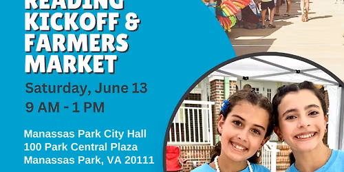 Kids Market at the Manassas Park Summer Reading Kickoff & Farmers Market