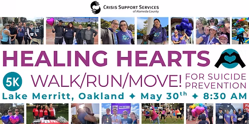 Healing Hearts Day 2026: Walk\/Run\/MOVE! for Suicide Prevention