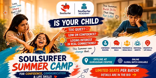 SoulSurfer Summer Camp for Confidence, Communication & Life Skills