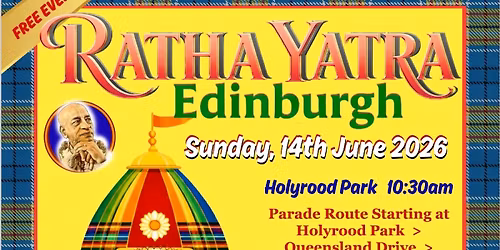Edinburgh Ratha Yatra 2026