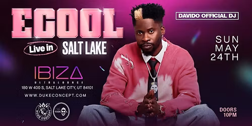 ECOOL Live in Salt Lake \u2013 Official DJ Set at IBIZA SLC Ultra Lounge | May 24\u201325, 2026