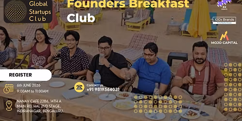 Bengaluru Founders Breakfast Club 2026
