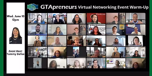 GTApreneurs June 10-2026 Afternoon Virtual Business Networking Event Toronto - WARM-UP