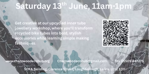 Upcycled Inner Tube Jewellery Workshop
