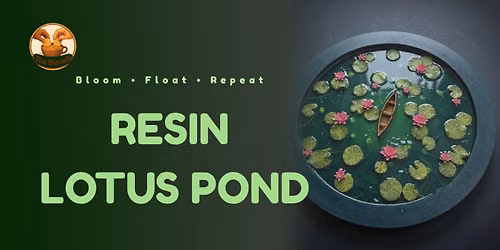 RESIN LOTUS POND