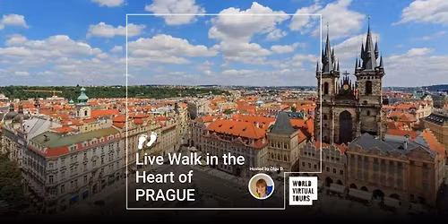Live Walk in the Heart of PRAGUE