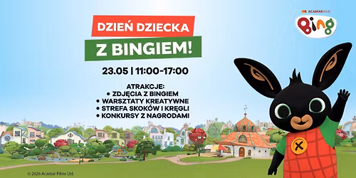 Spotkanie z Bingiem w Auchan Produkcyjna w Bia\u0142ymstoku \u2013 Dzie\u0144 Dziecka pe\u0142en wra\u017ce\u0144