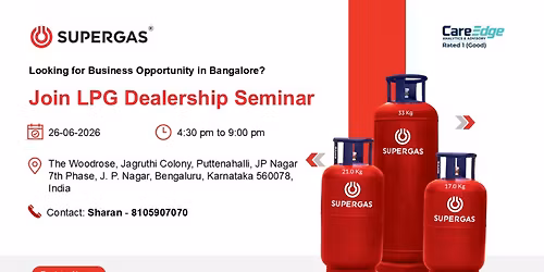 Seminar on LPG Cylinder Dealership | Bangalore