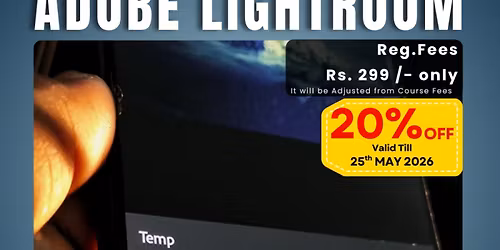 IPA\u2019S MASTER CLASS ON Adobe Lightroom - SEASON 3