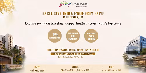 India Property Expo Leicester 2026 by Inchbrick Realty | Indian Real Estate Investment Event