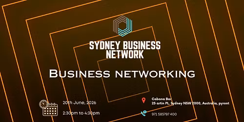 Business Networking Sydney 2026