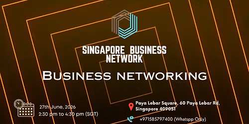 BUSINESS NETWORKING Singapore 2026