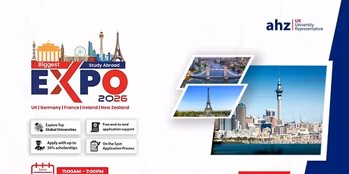 AHZ Biggest Study Abroad Expo @Avari Hotel Lahore