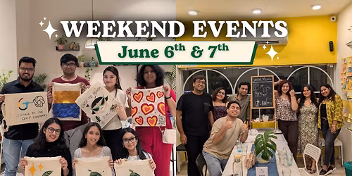 Paint, Play & Socialise at CPL Naranpura (June 6th & 7th)