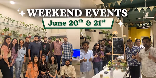 Play & Socialise at CPL Naranpura (June 20th & 21st)