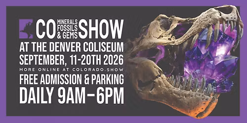 Denver Coliseum Minerals Fossils Gems Jewelry Show