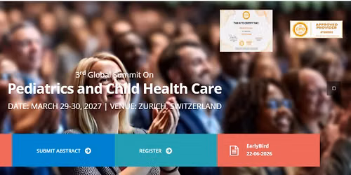 3rd Global Summit on Pediatrics and Child Health Care