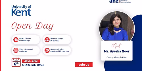 University of Kent Open Day @ AHZ Karachi Office