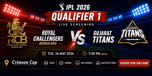 IPL- RCB vs Gujarat Titans (Qualifier 1)