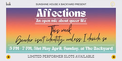Affections - A Queer Open Mic