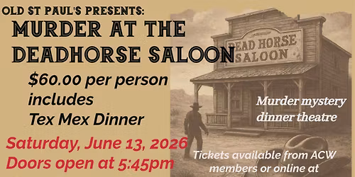Murder Mystery Dinner Theatre