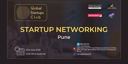 GLOBAL STARTUPS CLUB l STARTUP NETWORKING Pune 2026