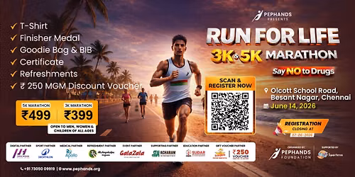 Pephands Run For Life - 3K & 5K MARATHON