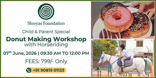 Donut Making Workshop with Horse Riding