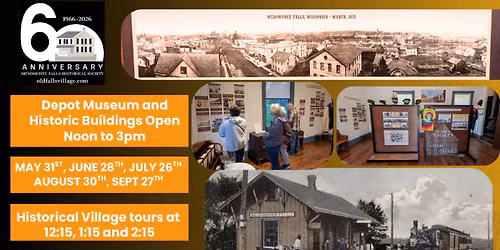 Menomonee Falls Historical Society Old Falls Village Historical Park and Museum Tours